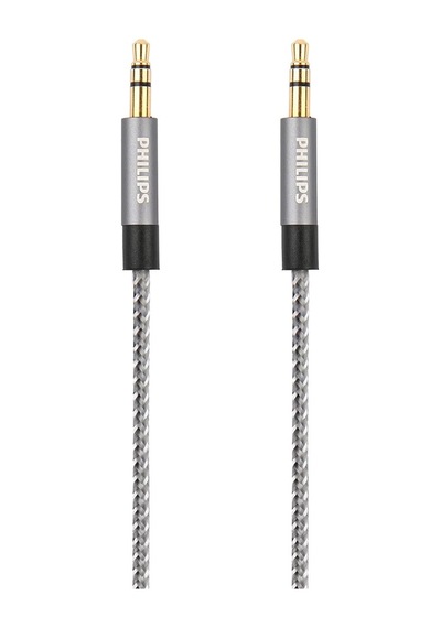 Philips Swr2114b/93 1 Metre Örgülü 3.5mm Jack Aux Ses Kablosu 1mt