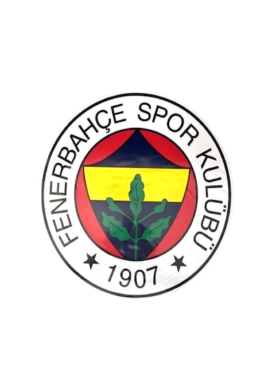 Fenerbahçe Arma Büyük Sticker 40x50cm Orijinal Lisanslı Ürün Çok Renkli