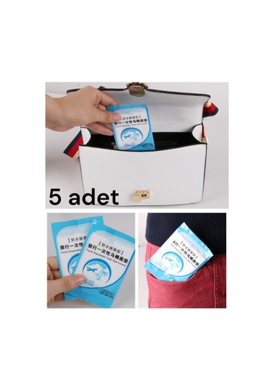 5 Adet Klozet Kapağı Örtüsü Klozet Kapağı Poşeti Diğer