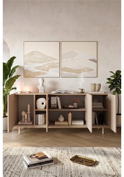 Yurudesign Sedra Tv Ünitesi Orta Sehpa Konsol Kitaplık 4'lü Set Ahşap Ayaklı Sepet-kumsal Sd11-cs Yurudesign Sedra Tv Ünitesi Orta Sehpa Konsol Kitaplık 4'lü Set Ahşap Ayaklı Sepet-kumsal Sd11-cs