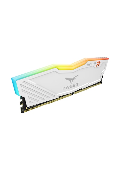 Team T-force Delta Rgb White 16gb 2x8gb 3200mhz Cl16 Ddr4 Gaming Abab35tmg0014