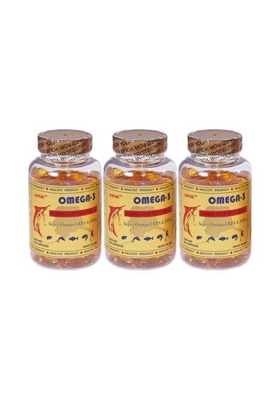Mnk Omega 3 Balık Yağı 1000 Mg 3X100 Softgel 08-