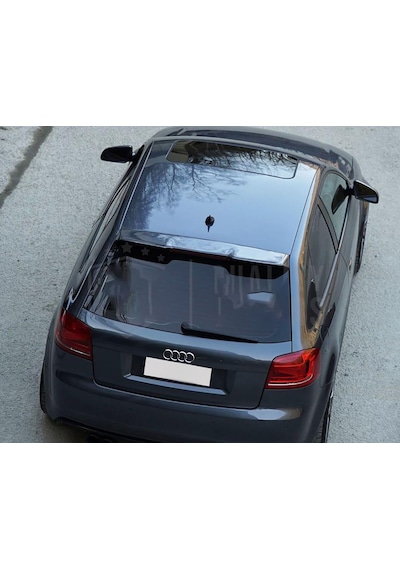 Audi A3 8p 4 Kapı Hb Spoiler Parlak Siyah Plastik Spoyler 2006-2012