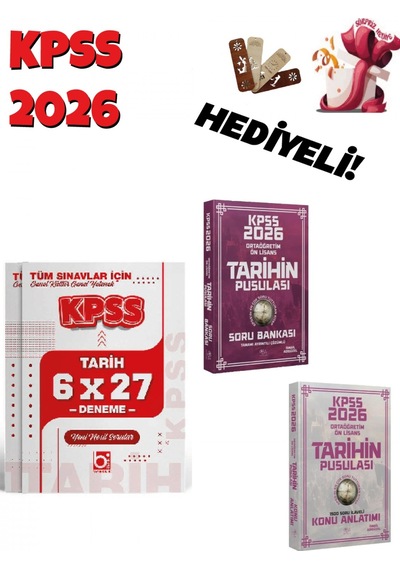 2026 Kpss Lise Ortaöğretim Ön Lisans Tarih Konu Soru Ve Deneme Se