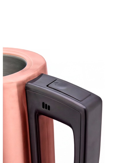 Teadem Xl Elektrikli Çay Makinesi Çaycı 2000w 1.7l Kettle 1.4l Xl Demlik 304 Paslanmaz Çelik Rose Gold