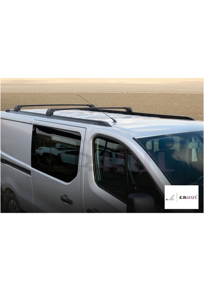 Erkul Volkswagen-Transporter T5/T6 Long (Uzun şasi) 2003-2024 Tavan Çıtası Flush Siyah