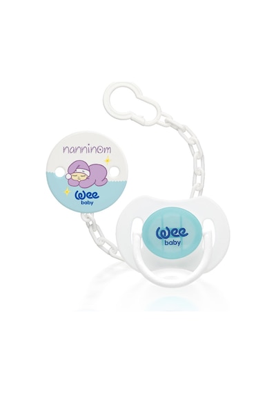Wee Baby Nanninom Gece Emziği ve Emzik Askısı Seti