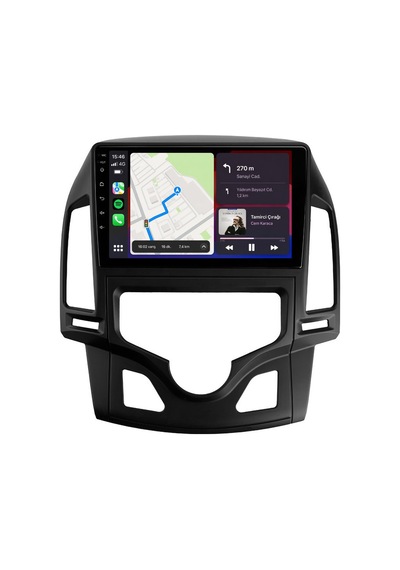 Hyundai İ30 2008-2011 Android Multimedya Carplay Android Auto Navigasyon Kameralı 8gb Ram 128gb 9"