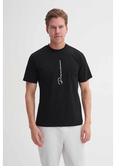 Cazador Regular Fit Siyah Erkek T-shirt 40910