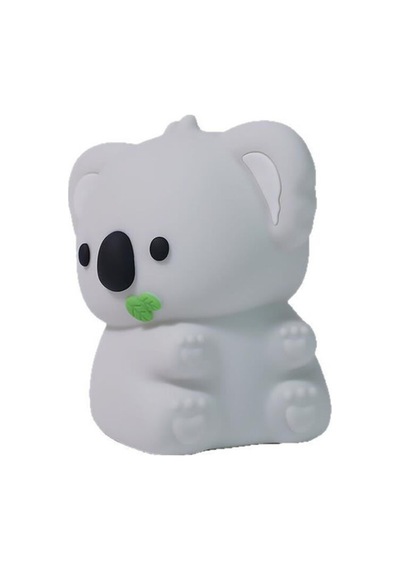 Sevimli Koala Şarjlı Gece Lambası Beyaz Beyaz