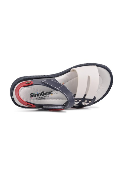 Şiringenç 210107 Lacivert-beyaz-kırmızı Comfort Erkek Çocuk Sandalet 001