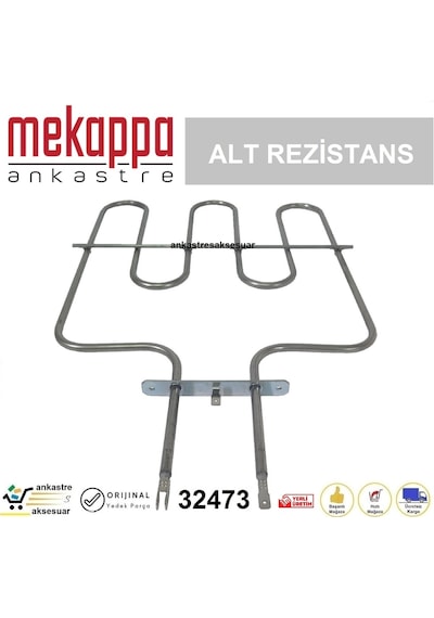 MEKAPPA Ankastre Fırın Alt Rezistans  / Isıtıcı -