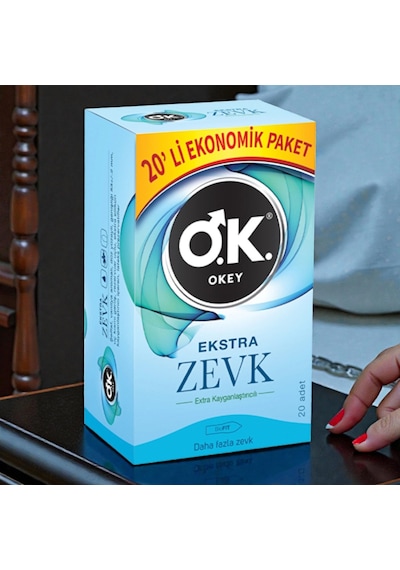 Okey Ekstra Zevk Prezervatif 20'li