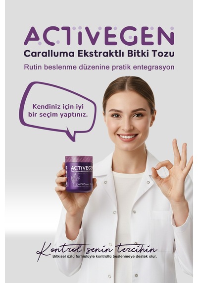 Caralluma Ekstraktlı Bitki İçeren Detox Tozu 1 Aylık - 832905451