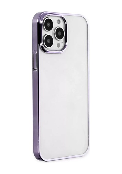 Newface Apple İphone 13 Pro Max Kılıf Element Silikon - Mor