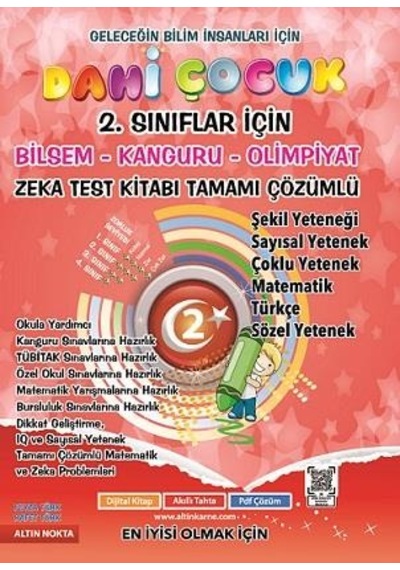 Altın Nokta Yayınları 2.sınıf Bilsem-kanguru-olimpiyat Sınavlarına Hazırlık Seti 6 Kitap