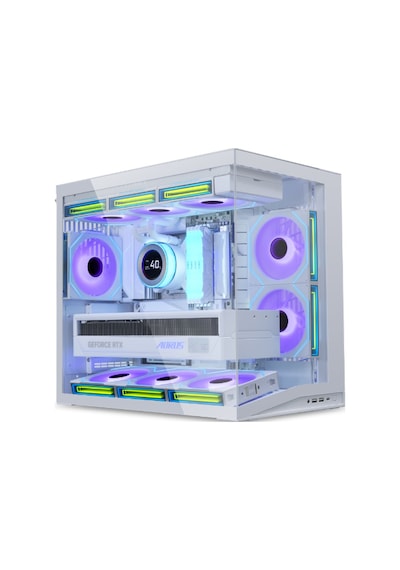 Lian Li O11 Dynamic Flow Mini V2 Mid Tower Matx Kasa Beyaz G99.o11dmıv2fw.00