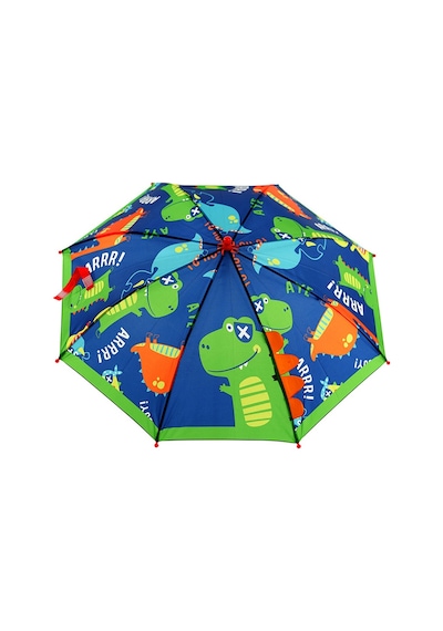 Denokids Renkli Dinozorlar Erkek Çocuk Şemsiye Lacivert