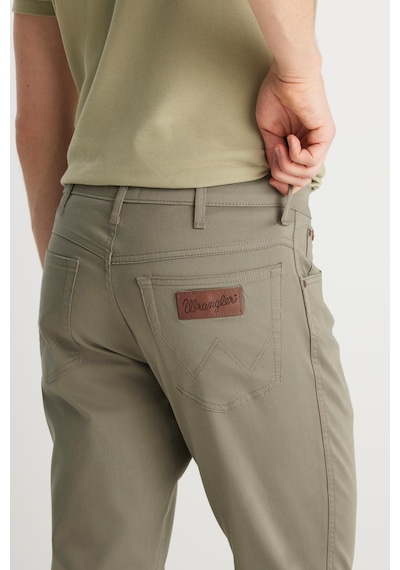 Wrangler Texas Slim Non Denim Pantolon Dusty Olive Çok Renkli