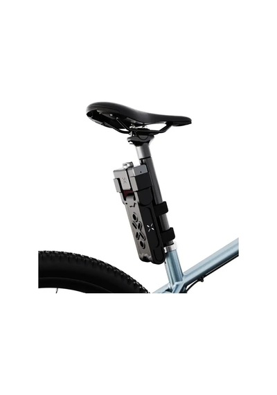 Black X Titan Smart Folding Bluetoothlu Bisiklet Kilidi Siyah