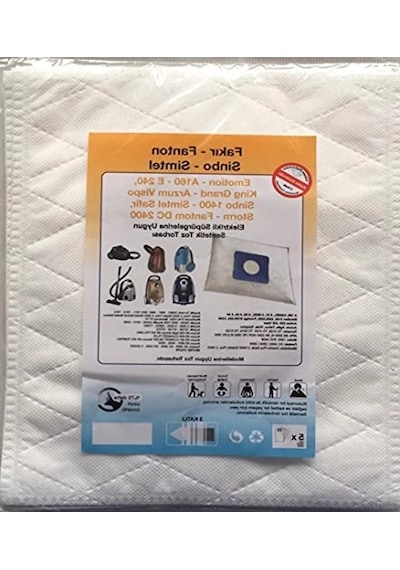 5 Adet Elektrikli Süpürge Sentetik Toz Torbası, Uyumlu Modeller İçin