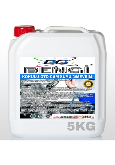 Oto Cam Suyu 4 Mevsimlik 5 Kg Kokulu