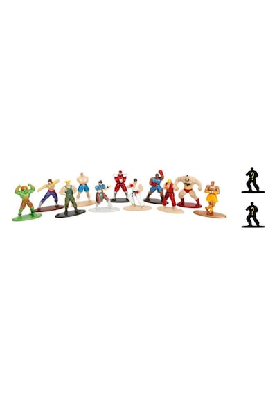 Street Fighter Sürpriz Paket Jada Nano Metal Die-cast Koleksiyon Figürü 1 Adet 4 Cm