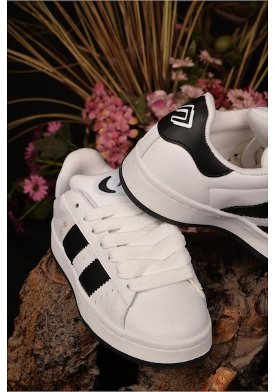 Cool Genç Unisex Kışlık Su Geçirmez Kaydırmaz Hafif Kauçuk Taban Rahat Cilt Deri Spor Ayakkabı Beyaz - Siyah Cool Genç Unisex Kışlık Su Geçirmez Kaydırmaz Hafif Kauçuk Taban Rahat Cilt Deri Spor Ayakkabı Beyaz - Siyah