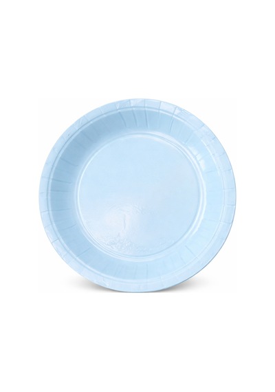 Beysüs Makaron Mavi 8li Tabak Bardak Set