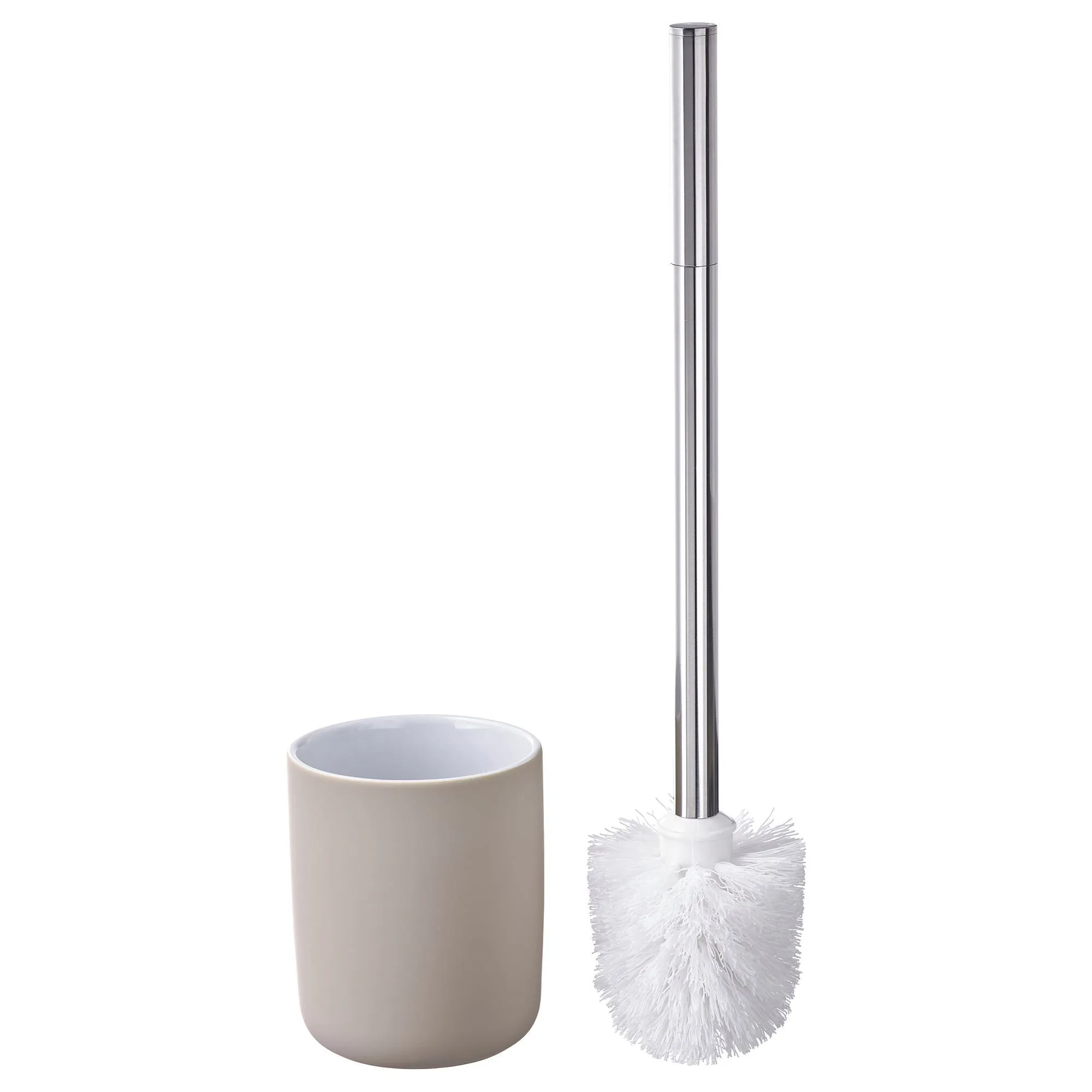 Ikea Ekoln Tuvalet Fırçası , Koyu Gri, 38 Cm Bej