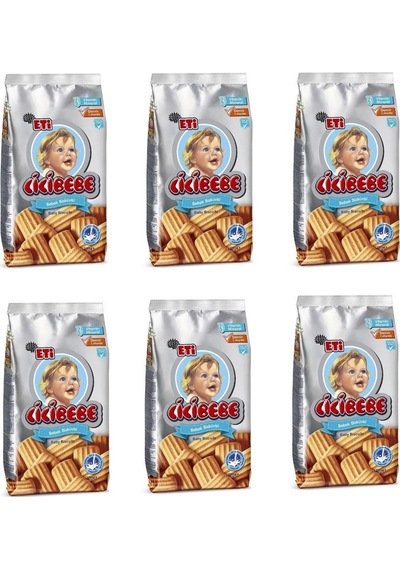 Eti Cicibebe Bebek Bisküvisi 172 G x 6 Adet
