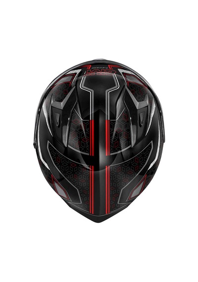 Givi 50.8 Kapalı Motosiklet Kaskı Kırmızı - Siyah - Titanyum