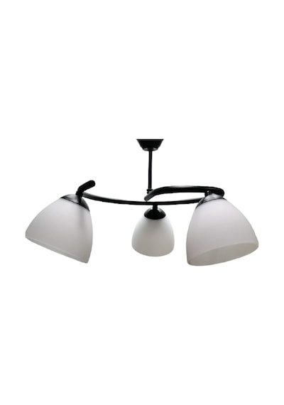 Mylights Üçlü Beyaz Opal Camlı Avize Spor Avize