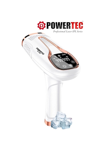 Powertec TR-999 Ipl Lazer Epilasyon 999.999 Atım Otomatik/manuel 9 Modlu Beyaz