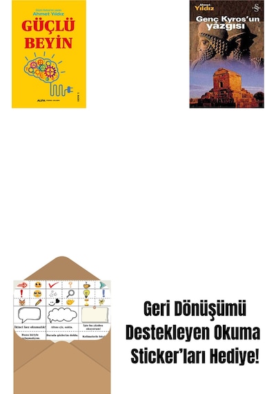Güçlü Beyin + Genç Kyros'un Yazgısı + Okuma Sticker'ları