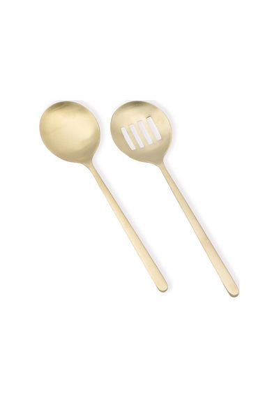 The Mia Giallo Servis Seti Şampanya Gold 2 Parça Gold
