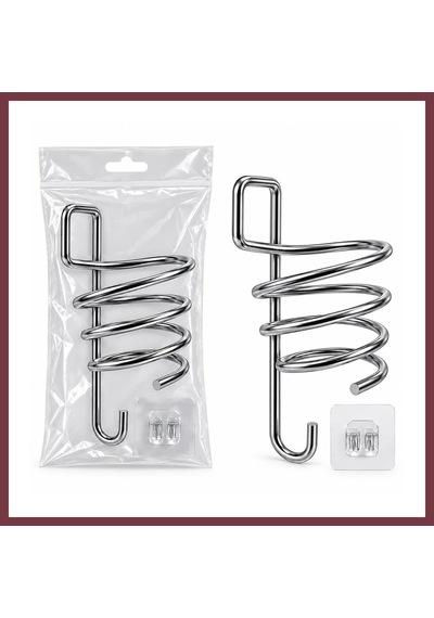 Storeşahin Krom Metal Fön Makinesi Askısı Yapışkanlı Shn0720