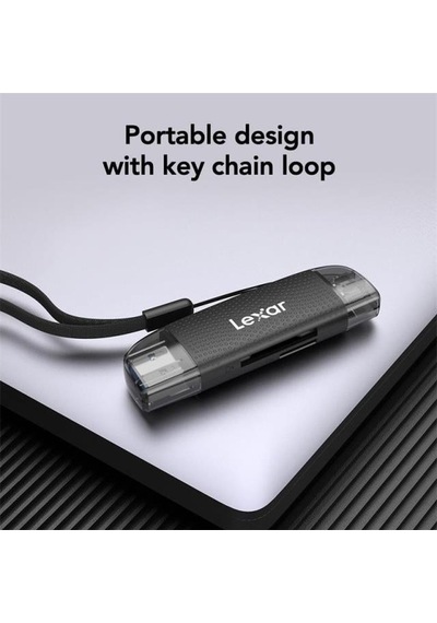 Lexar LRW310X-BNBNG Dual Slot SD Micro SD USB Type-C 3.2 Gen1 Kart Okuyucu