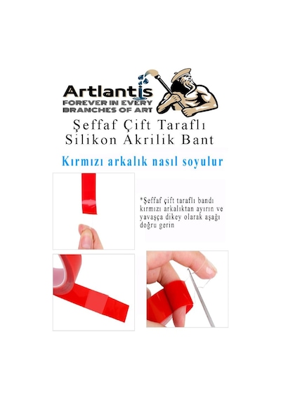 Çift Taraflı Bant Silikonlu Süper Güçlü Çivisiz Montaj Bandı 3 Adet 18mm X 2 Metre Extra Yüksek Mukavemetli 3 Adet Çift Taraflı Bant Silikonlu Süper Güçlü Çivisiz Montaj Bandı 3 Adet 18mm X 2 Metre Extra Yüksek Mukavemetli 3 Adet