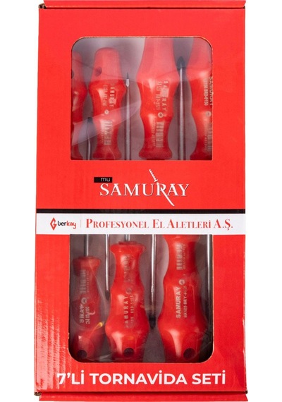 Samuray Profesyonel Tornavida Seti 7 Li - 7000