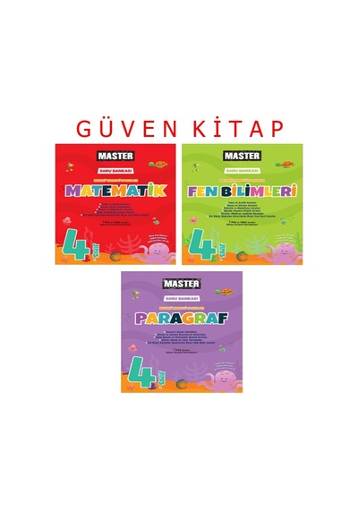 Okyanus Yayınları 4.sınıf Master Matematik Fen Paragraf S.b. Seti