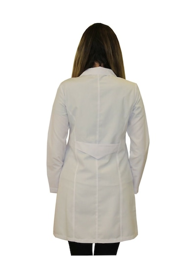 Klasik Yaka Kadın Doktor Önlüğü Hemşire Öğretmen Beyaz Önlük (508602899)