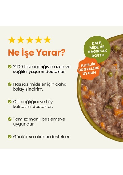 Kito Fresh Hindi Etli Taze Yetişkin Köpek Yemeği 6 x 250 G