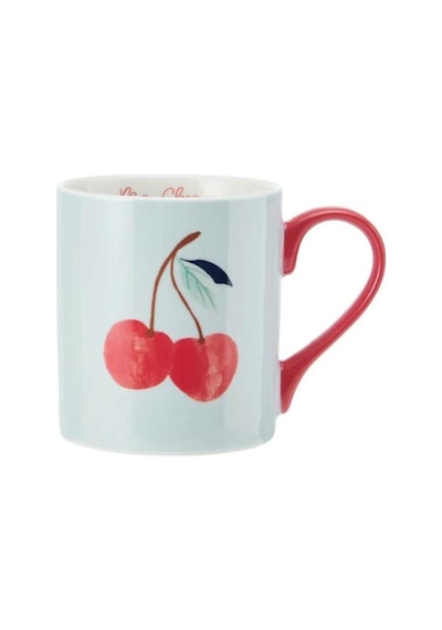 Mikasa Fine China 280 Ml Düz Taraflı Kupa Kiraz Beyaz
