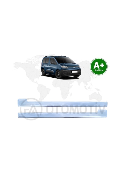 Fiat Doblo Krom Sürgü Çıtası 2 Parça 2023 Model Ve Sonrası