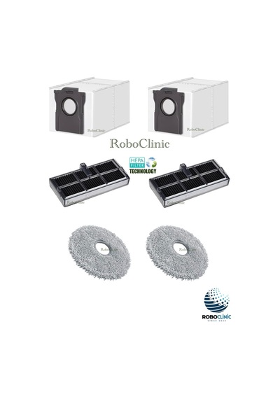 Dreame L10s Ultra Gen 2 Robot Süpürge Uyumlu Yedek Toz Torbası, Hepa Filtre, Mop Paspas -6 Parça