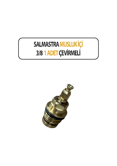 Salmastra 3/8 Musluk İçi Çevirmeli Model Musluk Damlatma Önleyici Yedek Parça 1 Adet