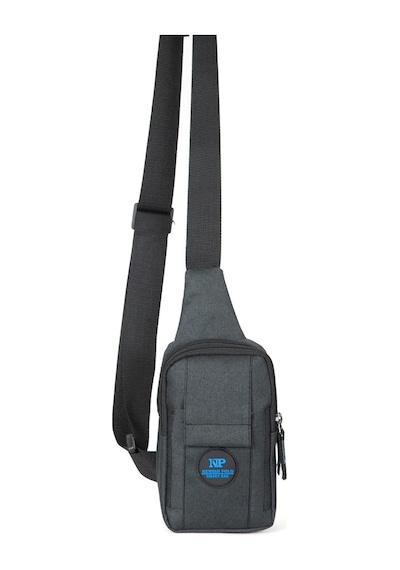 Newish Polo Body Bag Çapraz Göğüs Ve Sırt Çantası Telefon Bölmeli Siyah