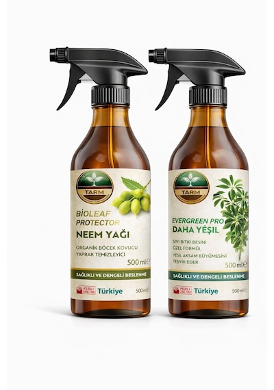 Daha Yeşil Bitki Besini Ve Neem Yağı İkili Bakım Seti 2 L - 1 L - 1 L - 500 ML