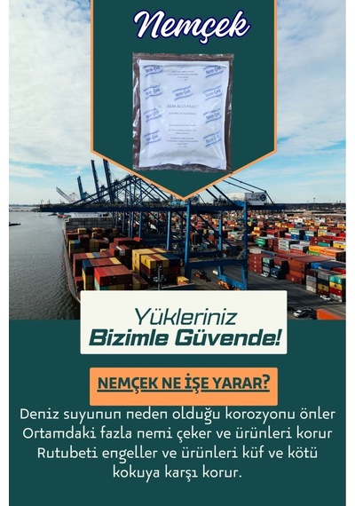 Nemçek Nem Alıcı Rutubet Giderici Küf Önleyici Koku Giderici Korozyon Önleyici 250 Gr 1 Paket